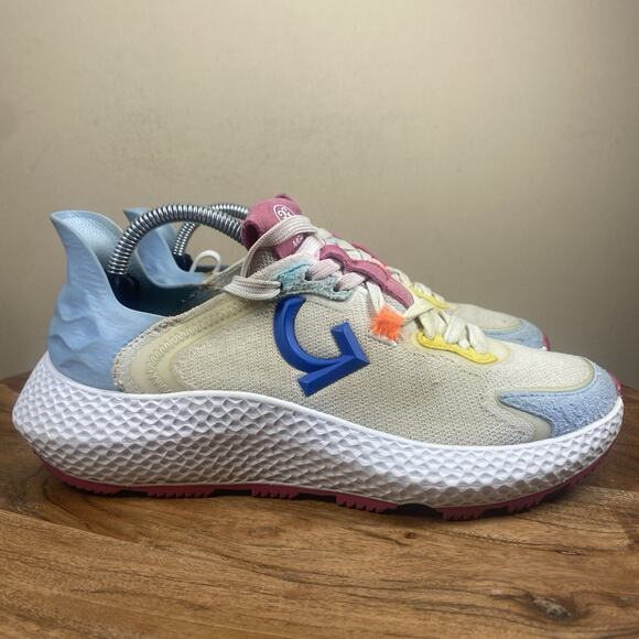 G Fore Shoes - GFore MG4X2 Womens White Blue Pink Size 7 Lightweight Mesh Golf Shoes G4LF21EF40